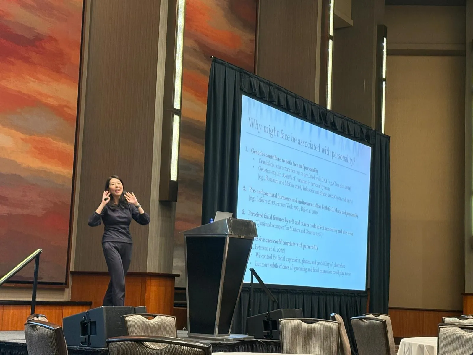 Kelly Shue speaking at SWFA 2026